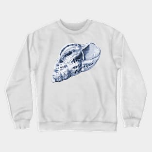 Delicate indigo seashell Crewneck Sweatshirt